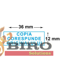 Ștampilă /COPIA CORESPUNDE ORIGINALULUI/, COLOP Printer C20